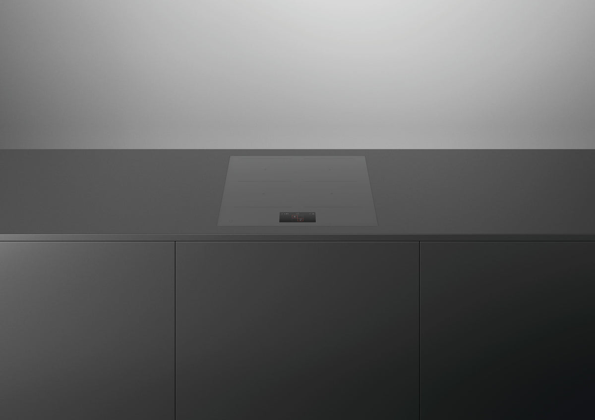 Fisher & Paykel - 30 in. Wide 4 Element Primary Modular Induction Built-in Electric Cooktop, 4 Zones with SmartZone - Gray