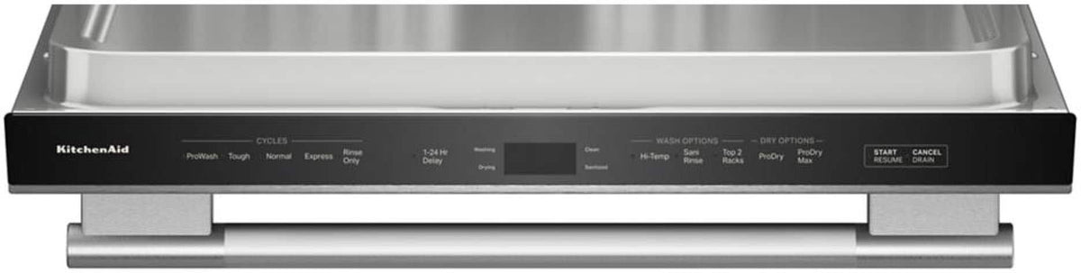 KitchenAid - 24 inch Top Control Built-In Stainless Steel Tub Dishwasher with Third Rack, ProDry System and 44 dBA - Stainless Steel