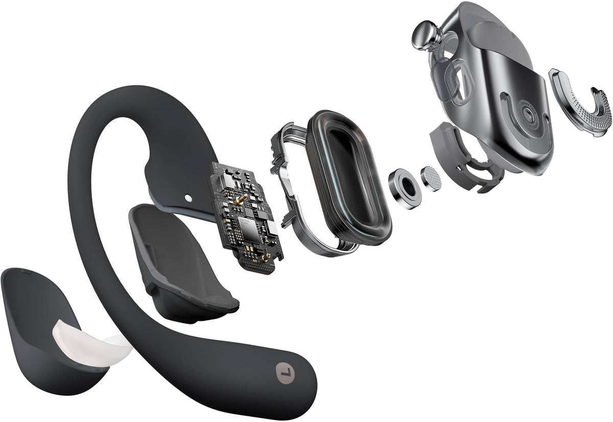 Shokz - OpenFit 2 Open-Ear True Wireless Earbuds - Black