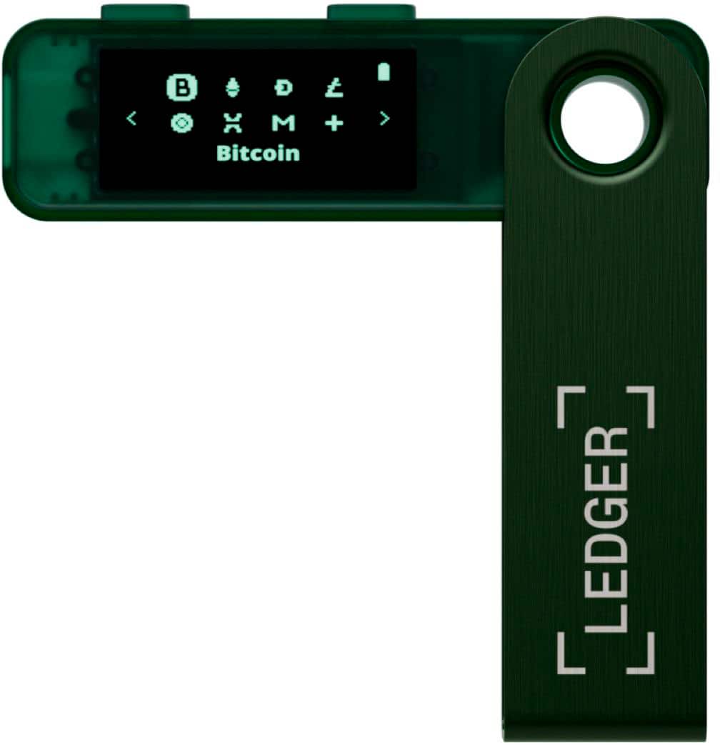 Ledger - Nano S Plus Crypto Hardware Wallet - Emerald Green