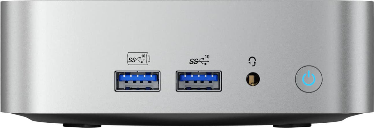GEEKOM - A5 Pro Mini PC AMD Ryzen 5 7530U, 16GB DDR4 RAM, 512GB NVMe SSD Storage - Silver