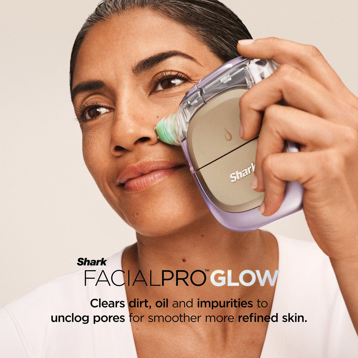 Shark - FacialPro Glow At Home Hydro-Powered Facial System - Black