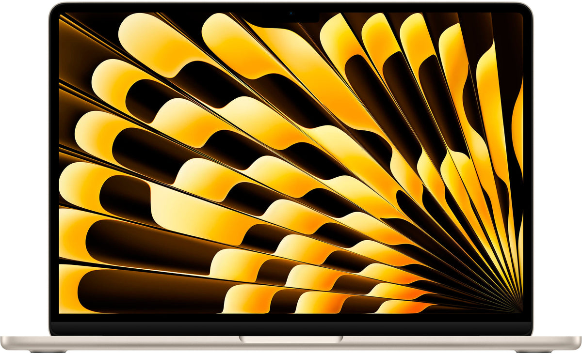 Apple - Refurbished MacBook Air 13-inch Apple M3 chip Built for Apple Intelligence - 24GB Memory - 512GB SSD - Starlight