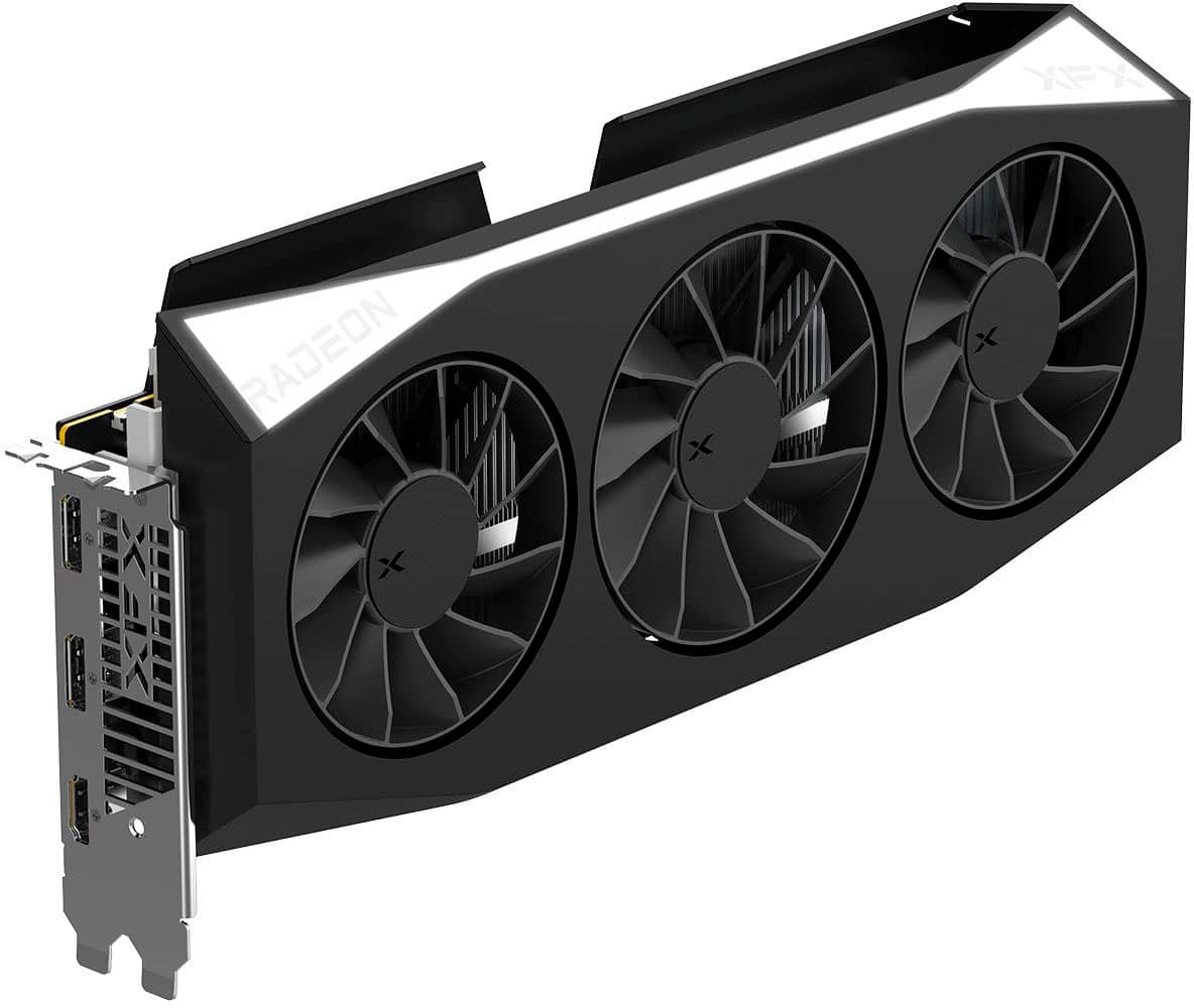 XFX - Mercury AMD Radeon RX 9060XT OC Gaming Edition 16GB GDDR6 PCI Express 5.0 Gaming Graphics Card - Black