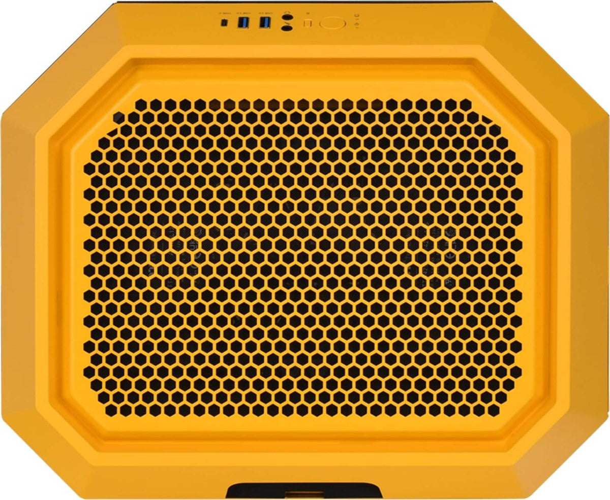Thermaltake - The Tower 300 Micro ATX PC Case - Bumblebee Yellow