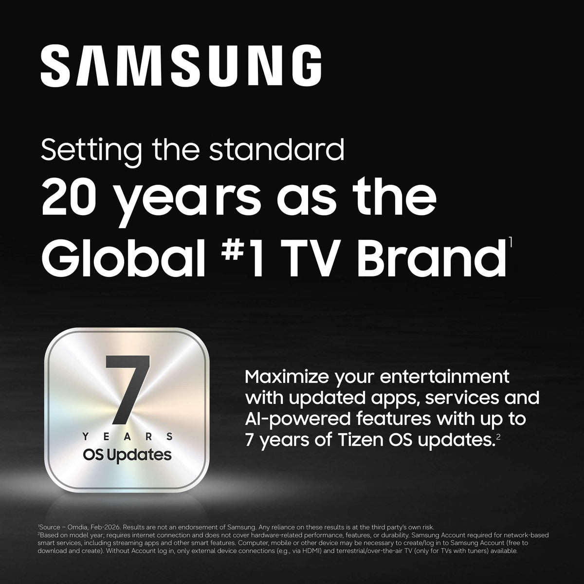 Samsung - 65" Class R95H Series Micro RGB 4K Glare-Free TV with SamsungVisionAI (2026)