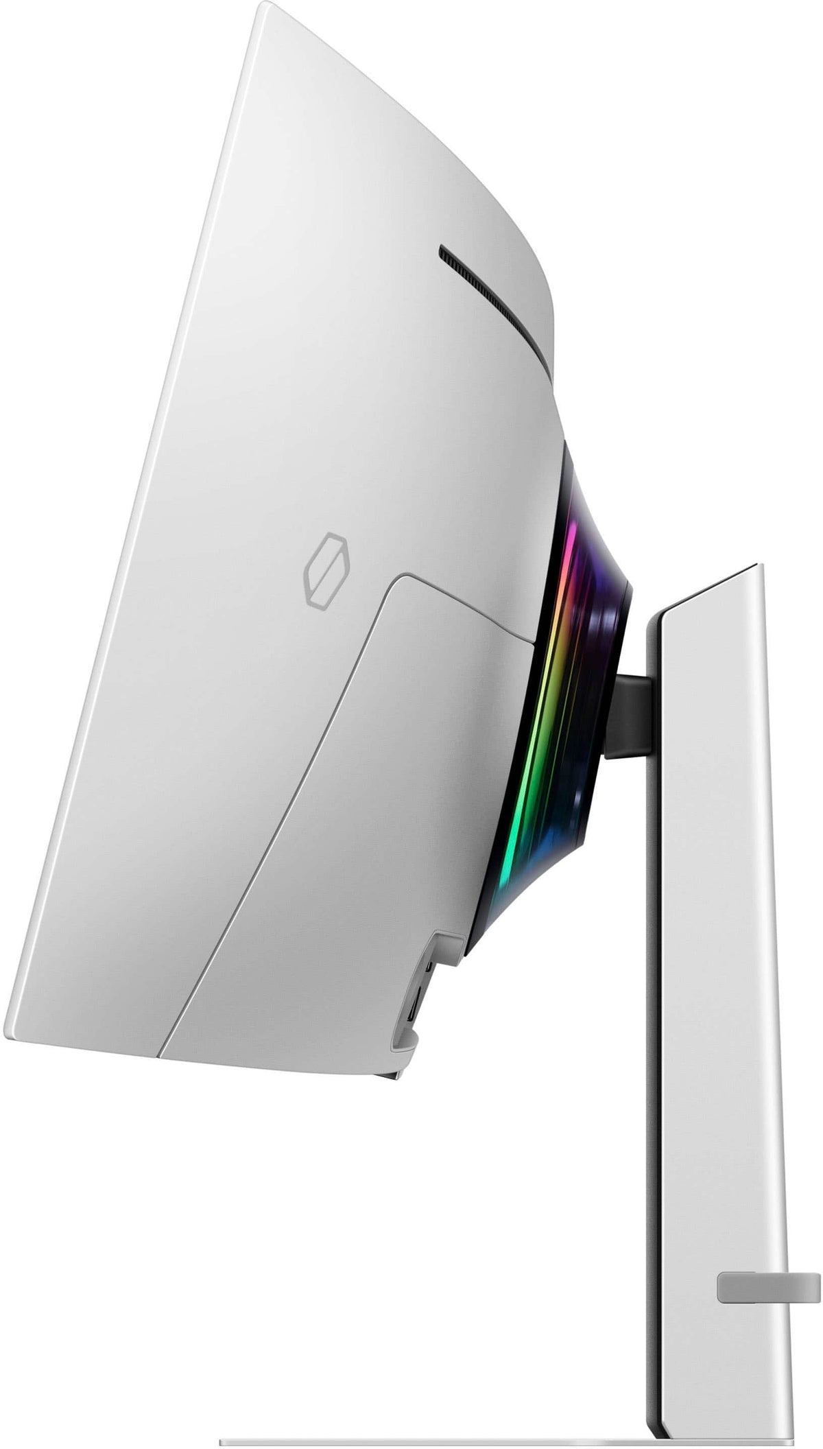 Samsung - 49" Odyssey OLED G9 (G93SD) Dual-QHD 240Hz 0.03ms G-Sync Compatible Curved Glare Free Gaming Monitor - Silver
