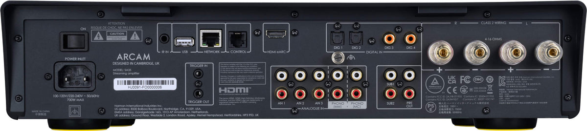 Arcam - SA35 2.0-Ch Streaming Amplifier - Black