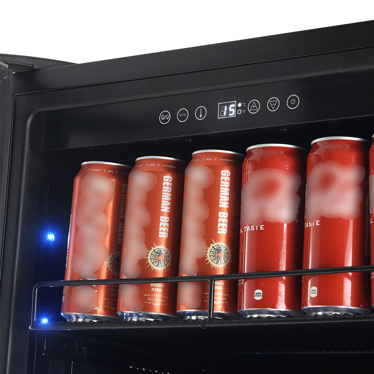 Forno Appliances - Avellina 31.8 Cu. Ft. 94-Bottle Freestanding Side-by-Side Wine Cooler - Stainless Steel