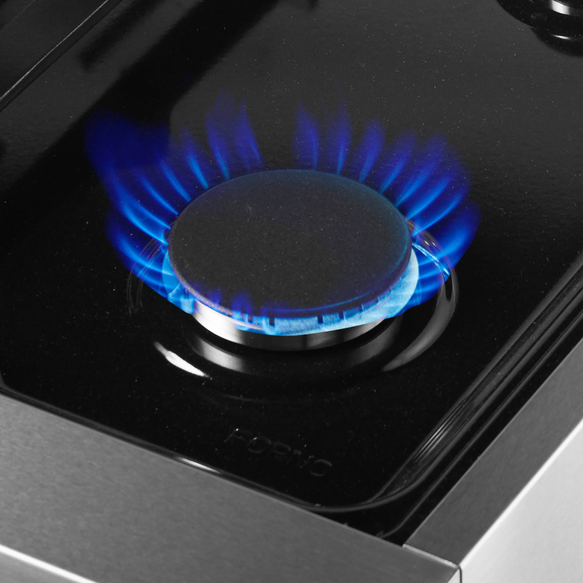 Forno Appliances - 30 in. Wide 4 Burner Marco 4.32 Cu. Ft. Freestanding Dual Fuel Convection Range with Dual Ring Burner - Silver
