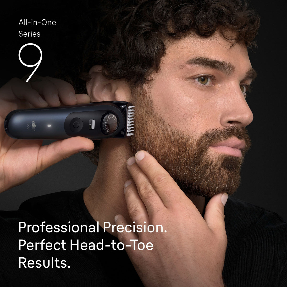 Braun - Series 9 All-in-one 9530 Electric Shaver Trimmer Kit - Deep Blue Metallic
