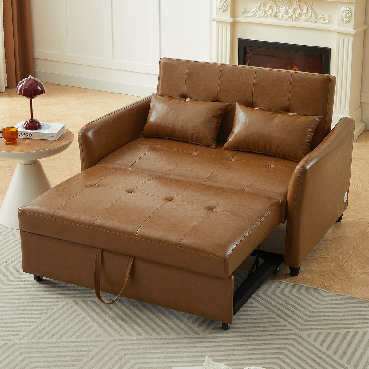 Sofá cama convertible con 3 puertos USB