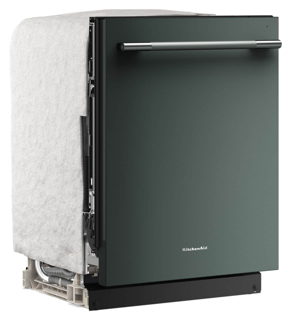 KitchenAid - 24 inch Top Control Built-In Dishwasher with 360 Max Jets Third Rack and ProDry System, 44 dBA - Juniper