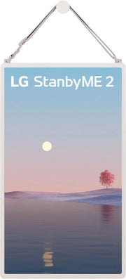LG - StanbyME 2 Carry Strap & Wall-Mount Holder (2026) - Gray