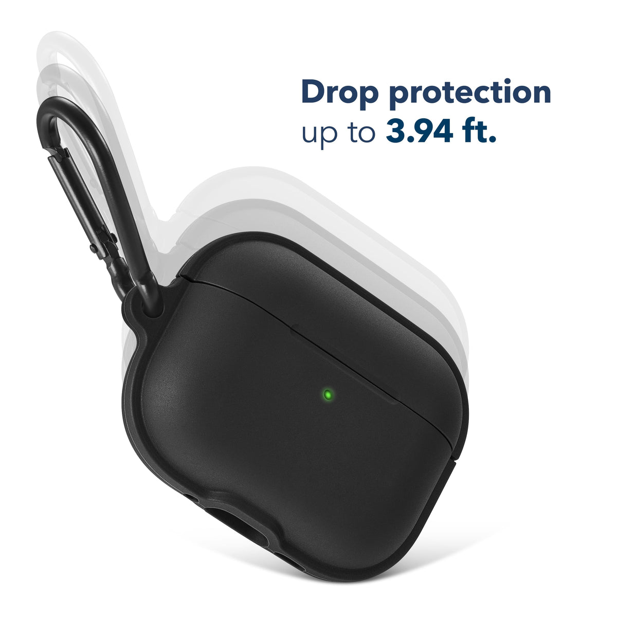 Insignia™ - Silicone Case for Apple AirPods Pro 3 with 3-in-1 Cleaning Tool - Black