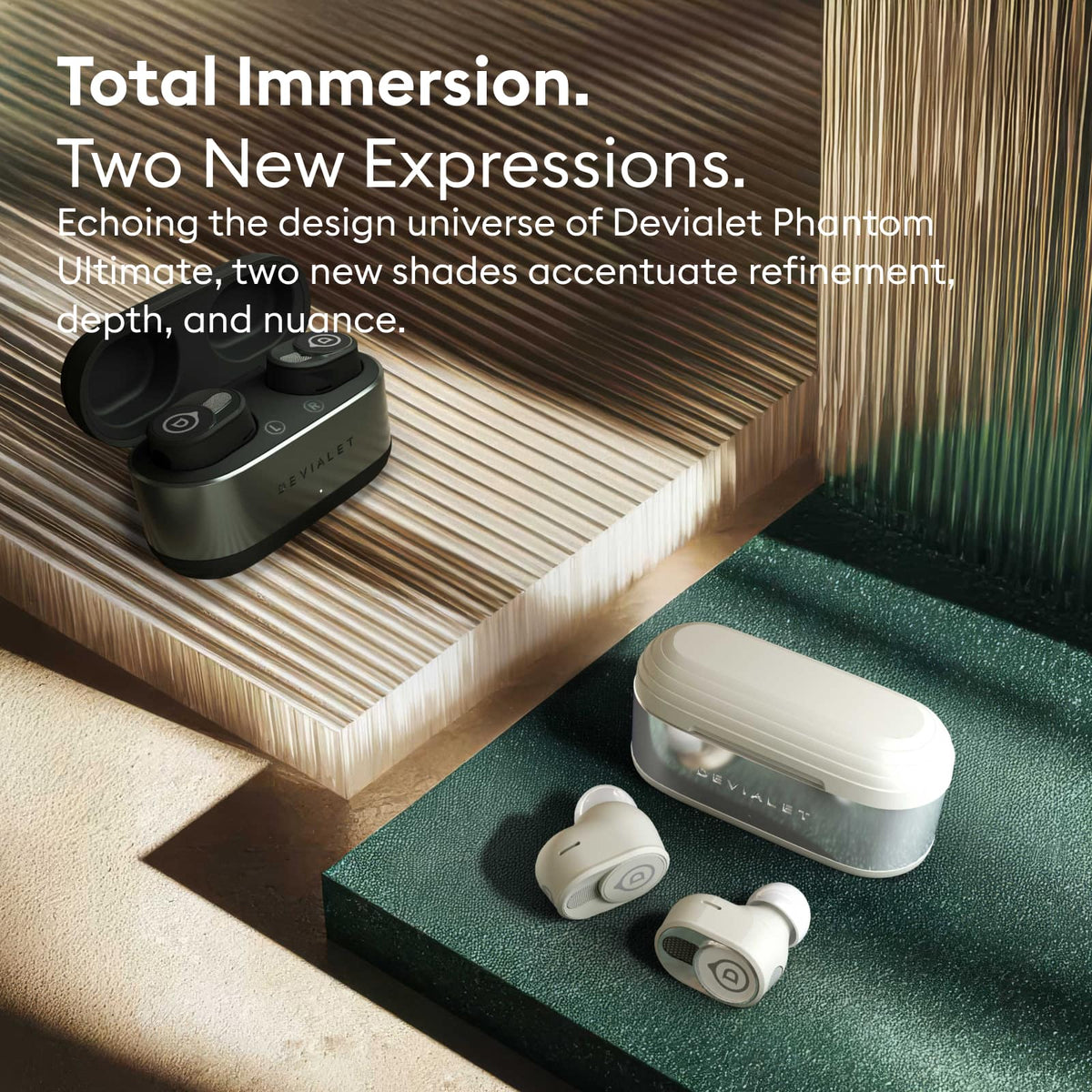 Devialet Gemini - II Wireless In-Ear Bluetooth Earbuds - Deep Forest