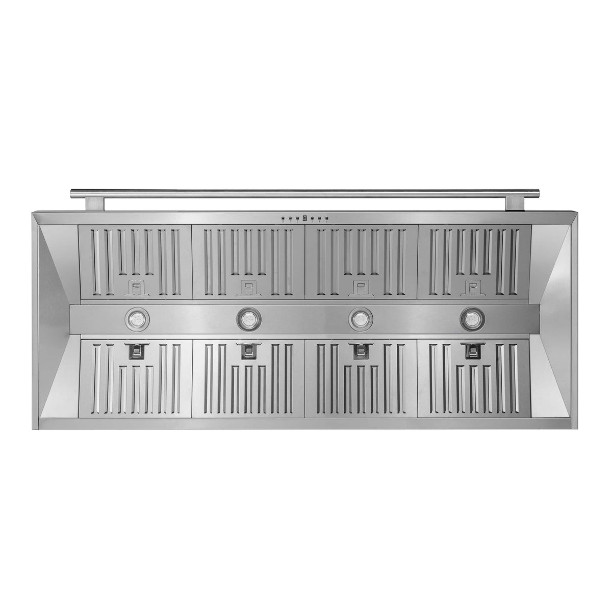 Forno Appliances - 60 inches - Externally Vented & Recirculating - Wall Range Hood - Silver