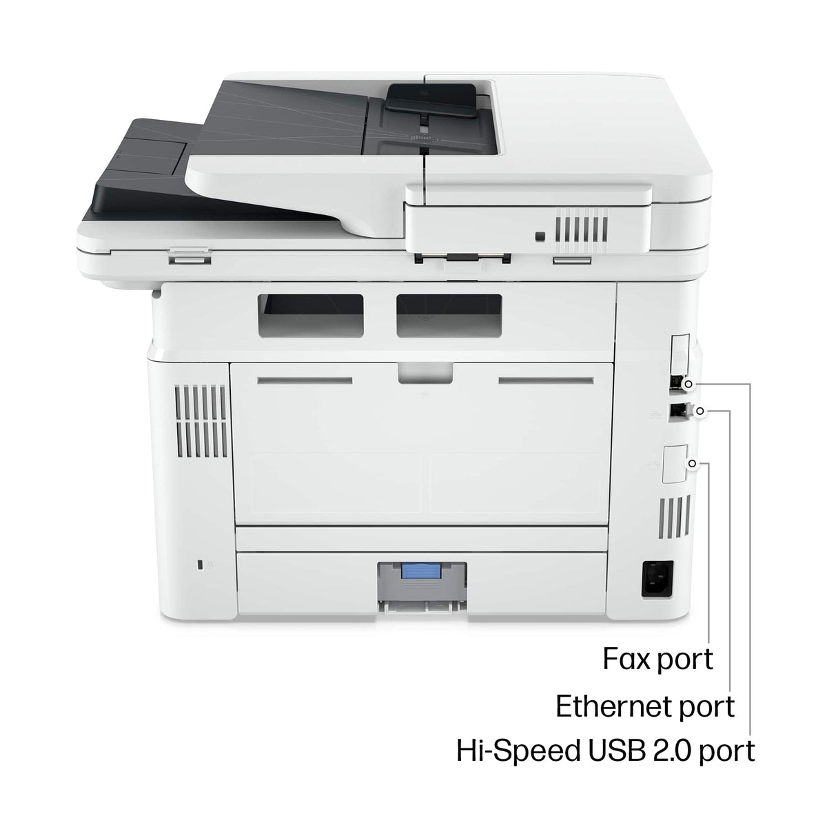 HP - LaserJet Pro MFP 4101fdn AI-Enabled Black-and-White All-in-One Laser Printer - White