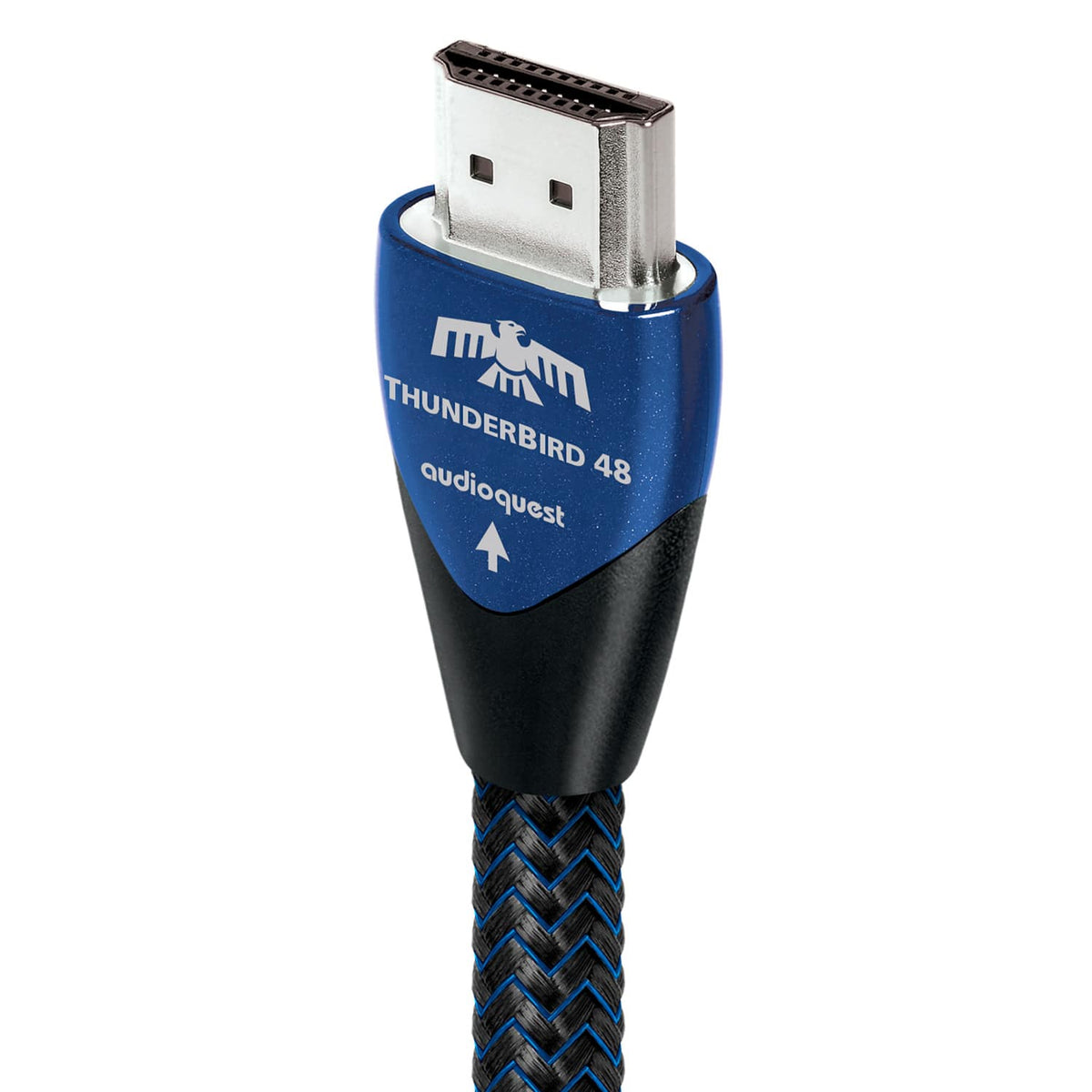 AudioQuest - ThunderBird 48 5' 4K-8K-10K 48Gbps HDMI Cable - Blue on Black