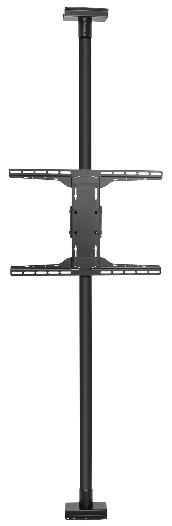 Peerless-AV - Modular Series Tilting Floor-to-Ceiling TV Mount for Most 32" - 60" Flat-Panel TVs - Black