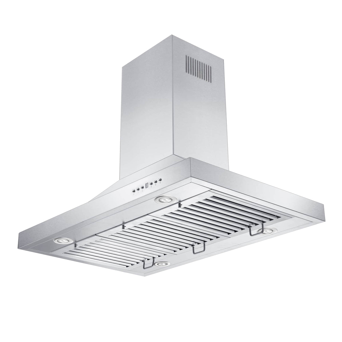 ZLINE - 42 inches - Externally Vented - Island Range Hood - Stainless Steel