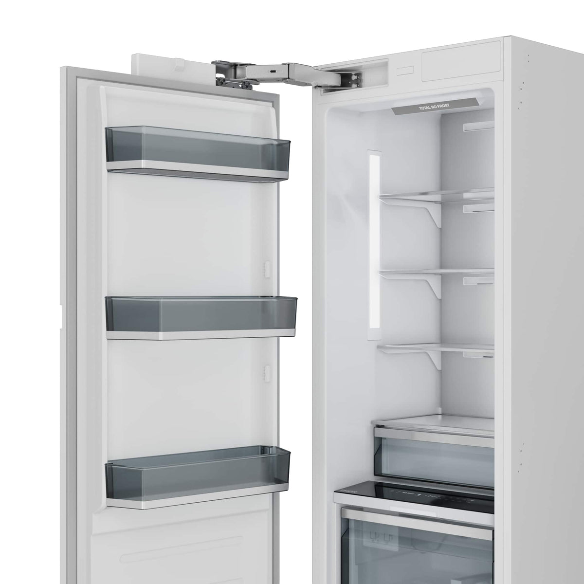 Thor Kitchen - 12.4-Cu. Ft. Upright Built In Column Freezer with Panels - Stainless Steel