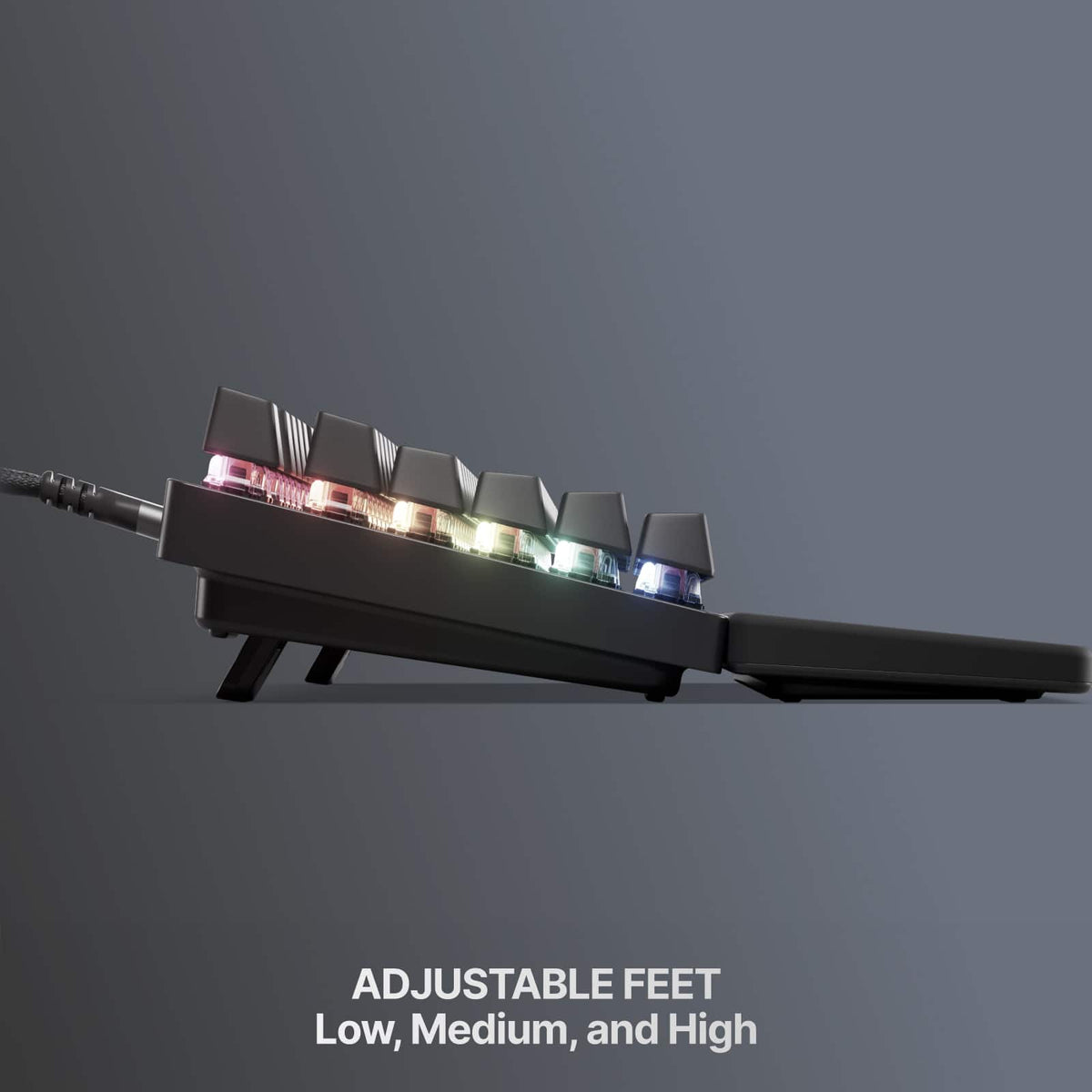 SteelSeries - Apex Pro TKL Gen 3 Wired Magnetic Hall-Effect OmniPoint Adjustable Gaming Keyboard with Rapid Tap - Black