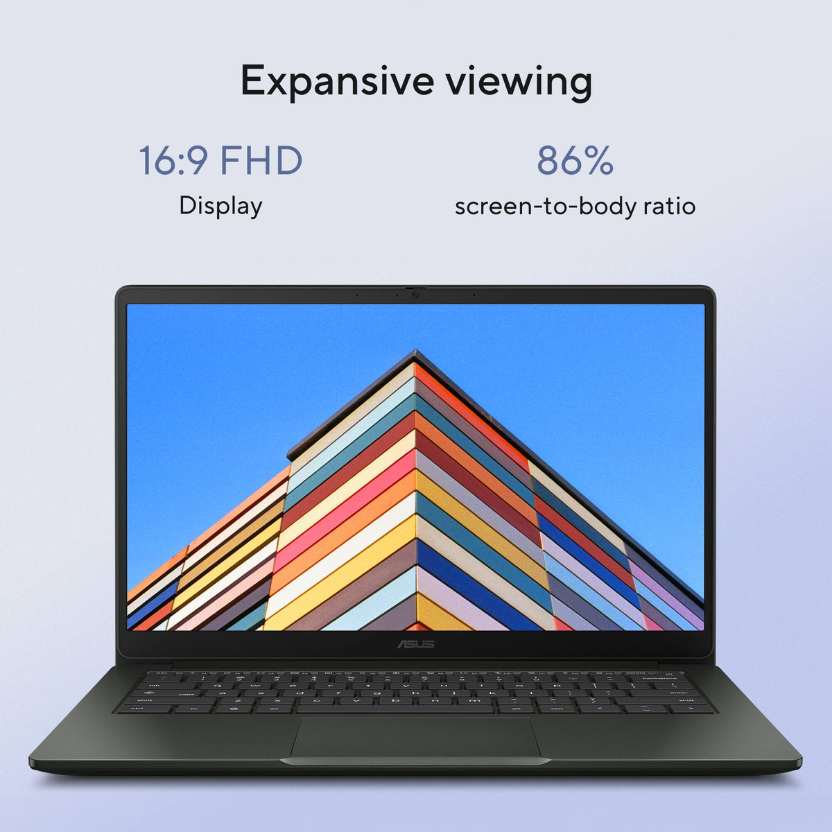 ASUS - CX14 14" FHD Chromebook Plus Laptop with Google AI - Intel Core 3 (2025) - 8GB Memory - 128GB Storage - Hunter Green