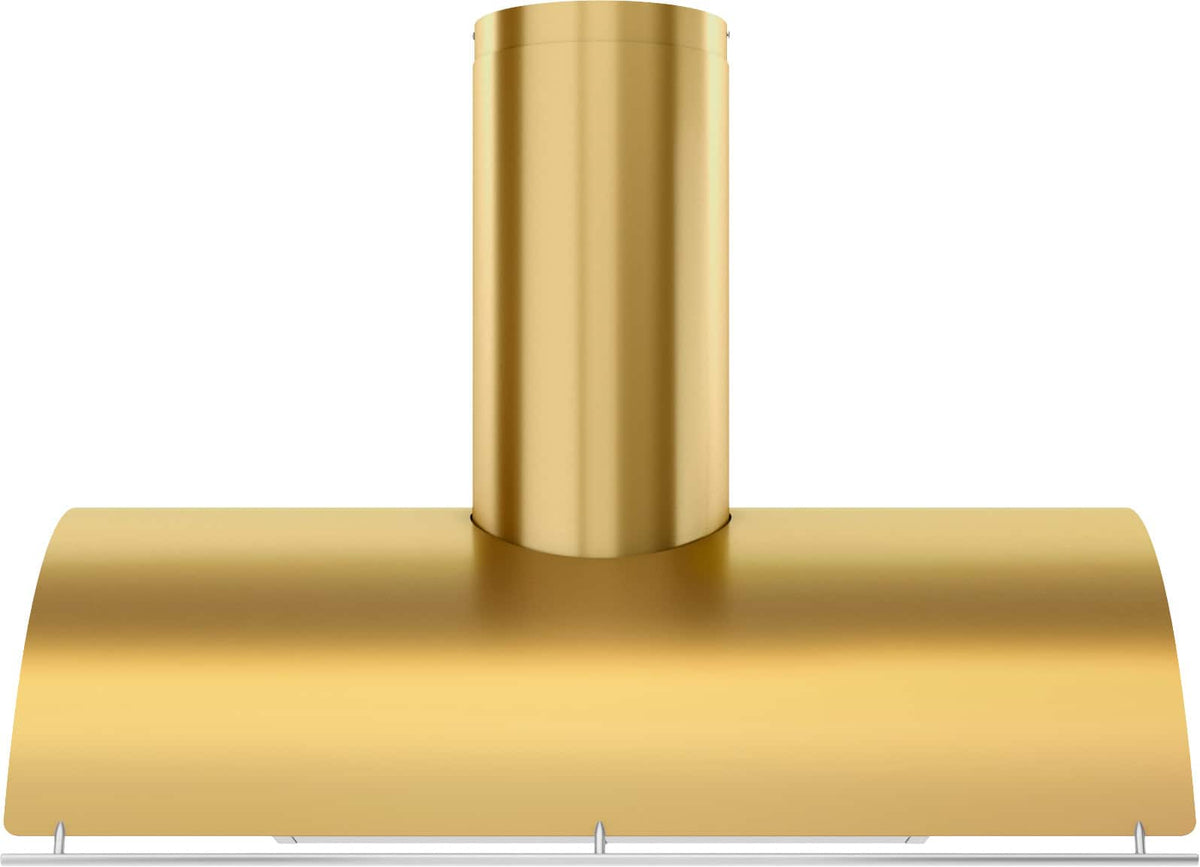 Zephyr - 42 inches - Externally Vented - Shell Range Hood - Gold