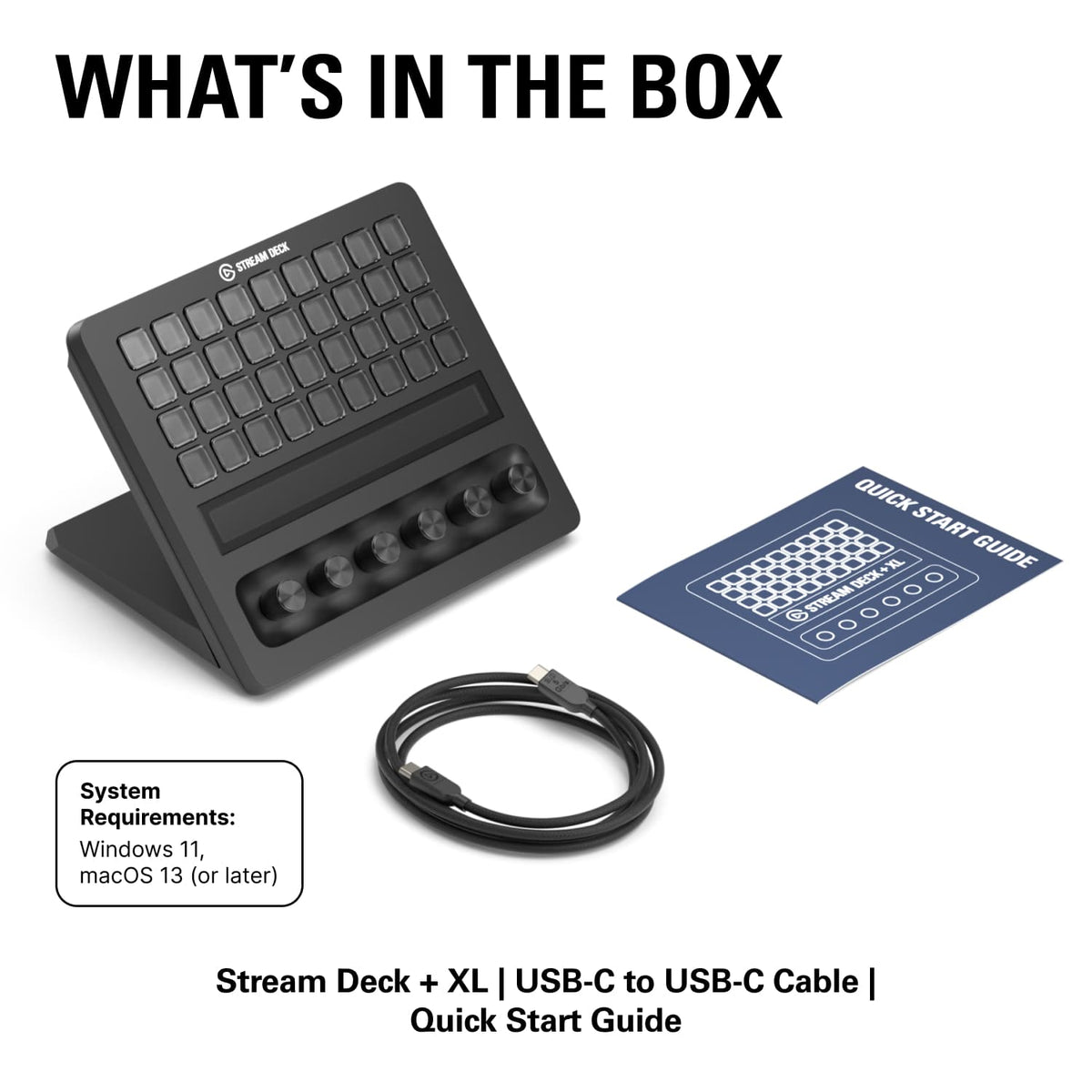 Elgato - Stream Deck + XL - Black