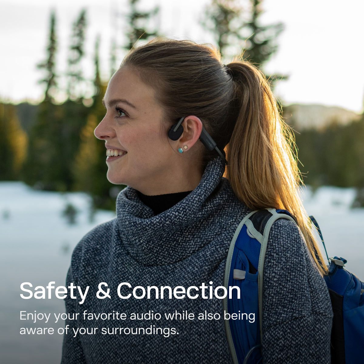 Shokz - OpenMove Bone Conduction Open Ear Lifestyle/Sport Headphones - Gray