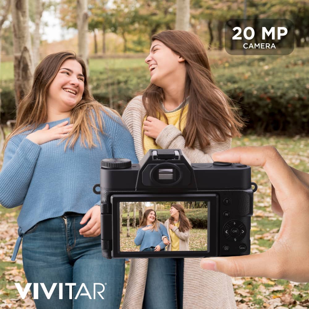 Vivitar - VECXX101 4K Digital Camera - Black