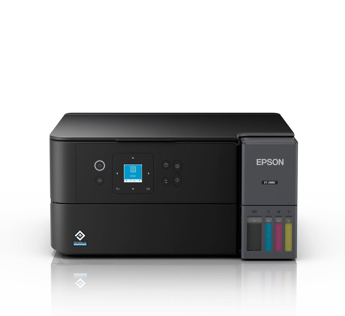 Epson - EcoTank ET-2980 Wireless All-in-One Color Supertank Inkjet Printer - Black
