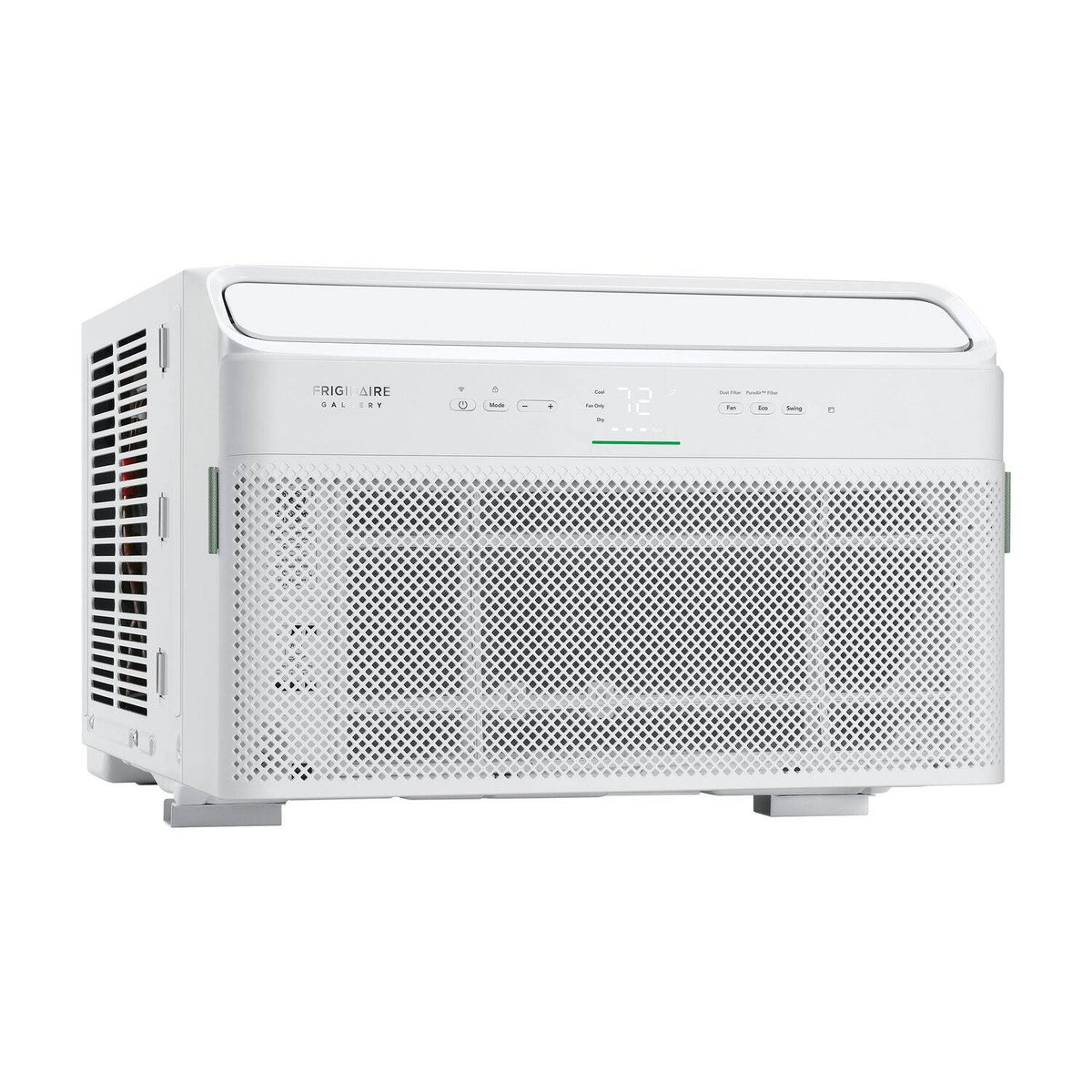 Frigidaire - Gallery 115V 10,000 BTU 450 Sq. Ft. Smart Inverter Window Air Conditioner with Remote - White
