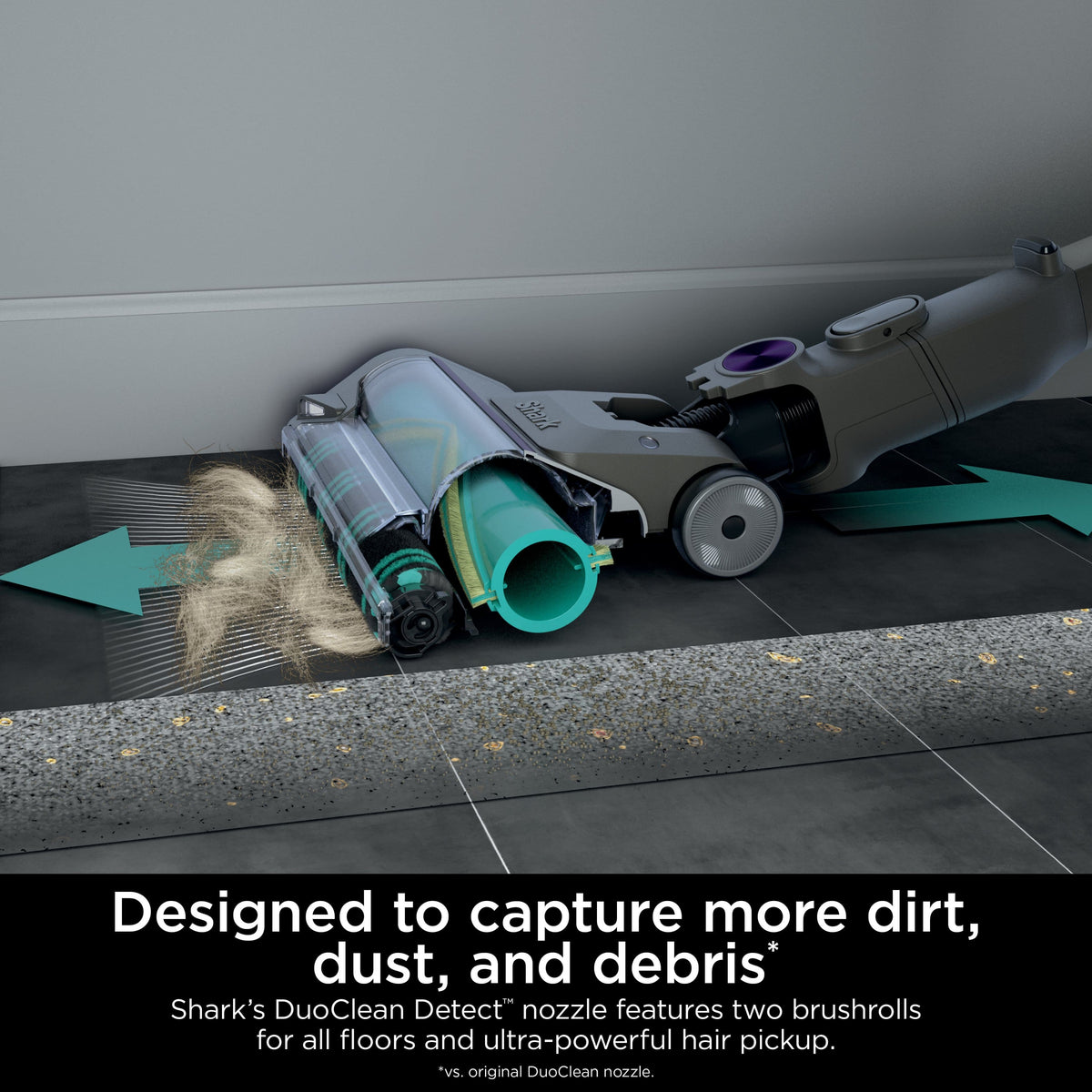 Shark - PowerDetect Cordless Stick Vacuum with Powerful Suction & HEPA Filtration, Up to 70 min Runtime - Dark Gray