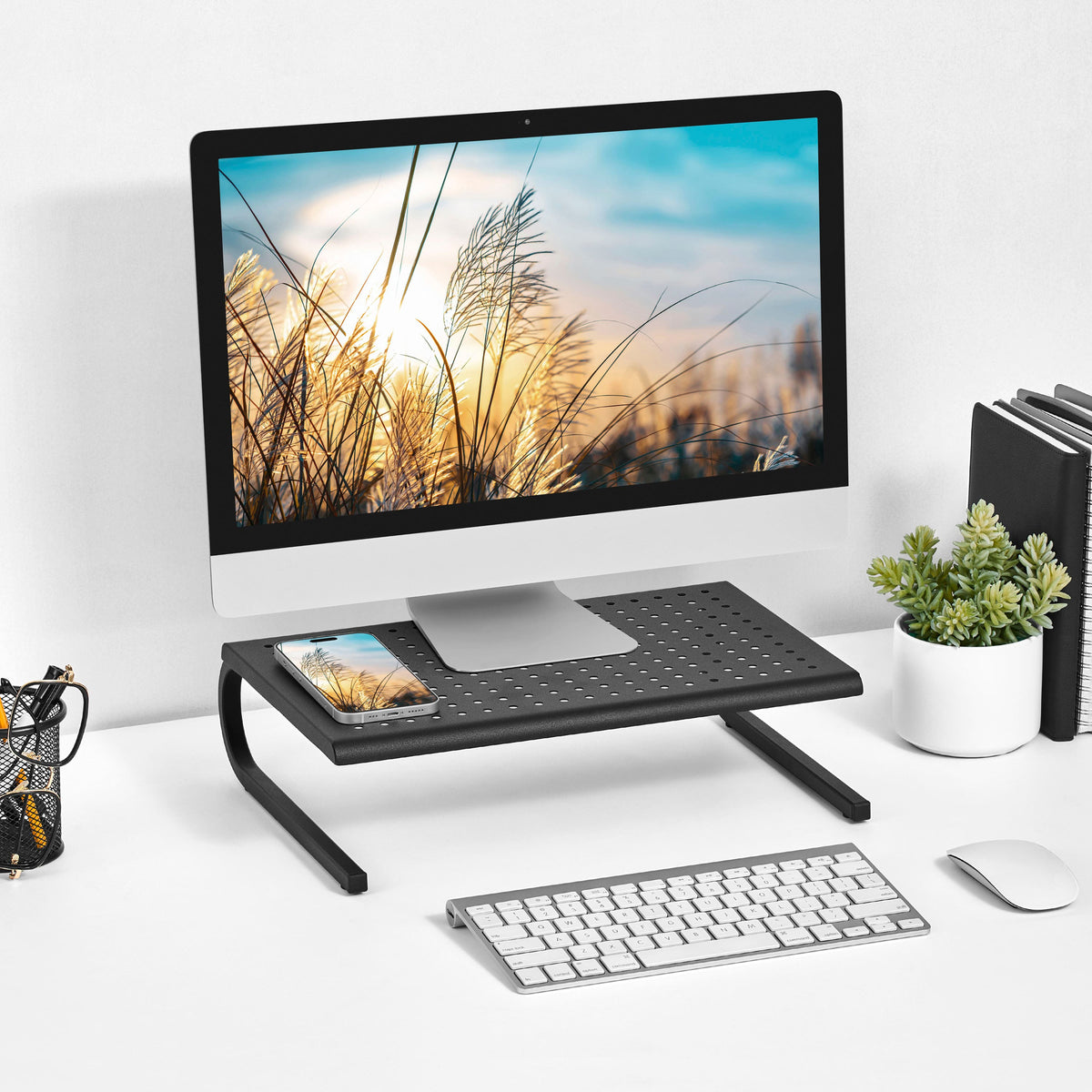 Insignia™ - Monitor Riser - Black