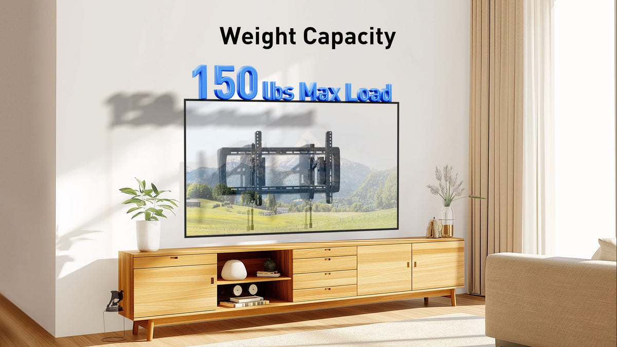 ErgoAV - 42″-98″ Extend & Tilt TV Mount - Black