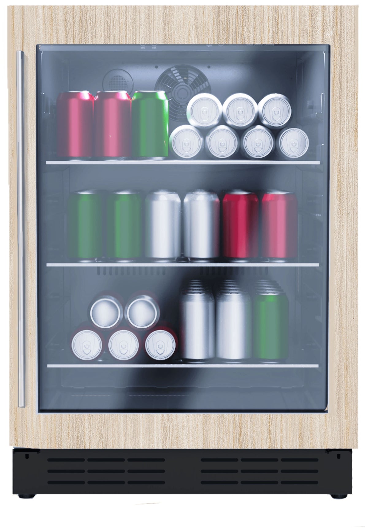 Elica - Riserva 24 in. Panel Ready Beverage Center - Custom Panel Ready