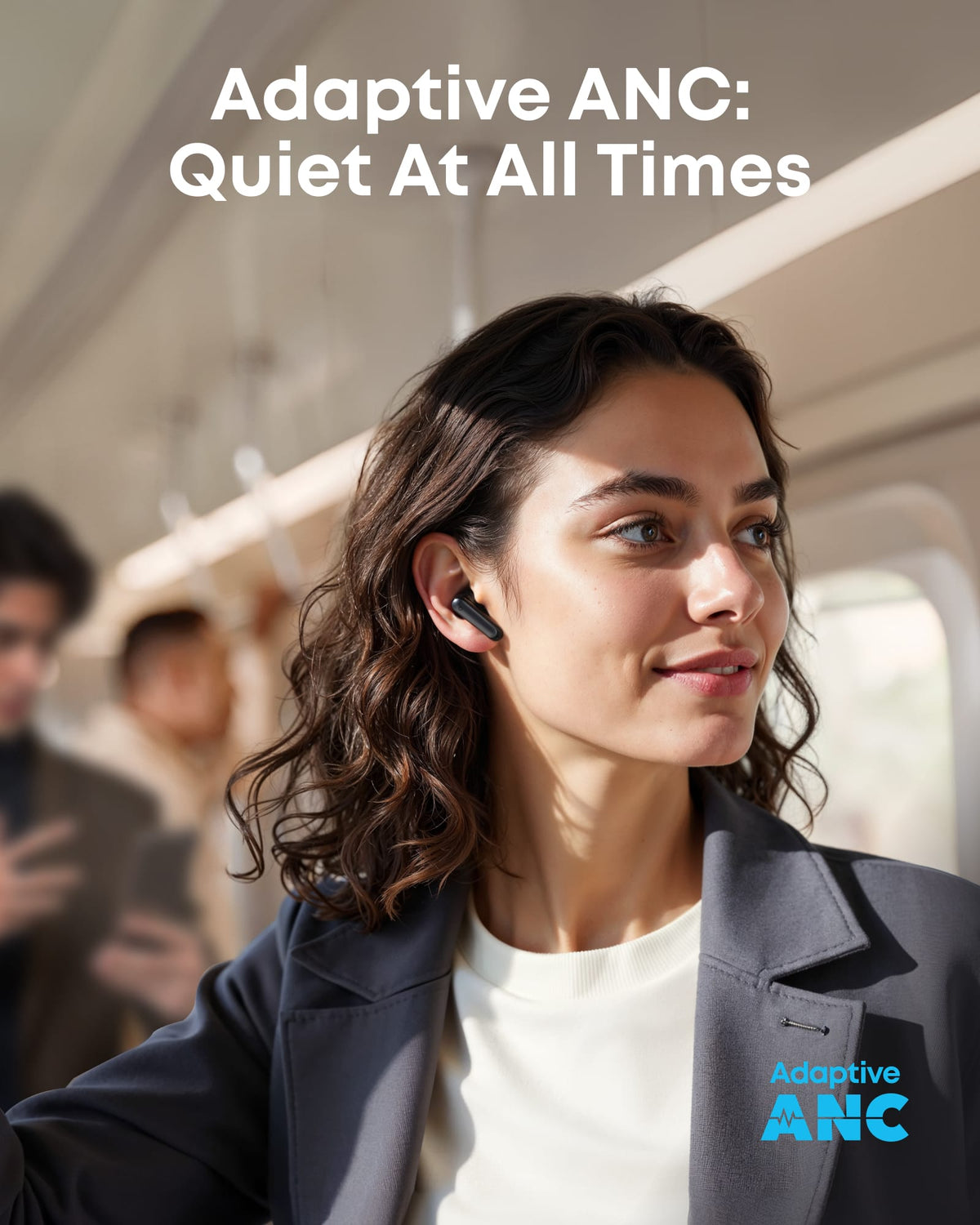 Soundcore - by Anker P41i Bluetooth Wireless In Ear Earbuds with Portable USB-C 3,000mAh Phone Charger (With Lightning Adapter) - Black