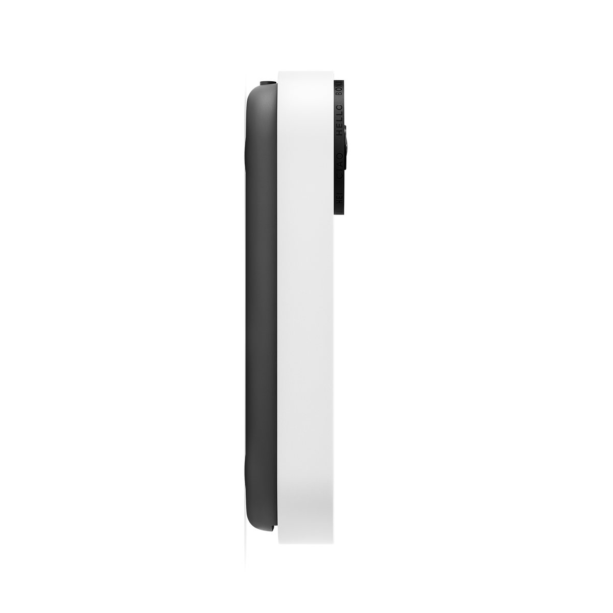 Google - Nest Doorbell (wired, 3rd gen) - Latest Model - 2K Video and Gemini - Snow