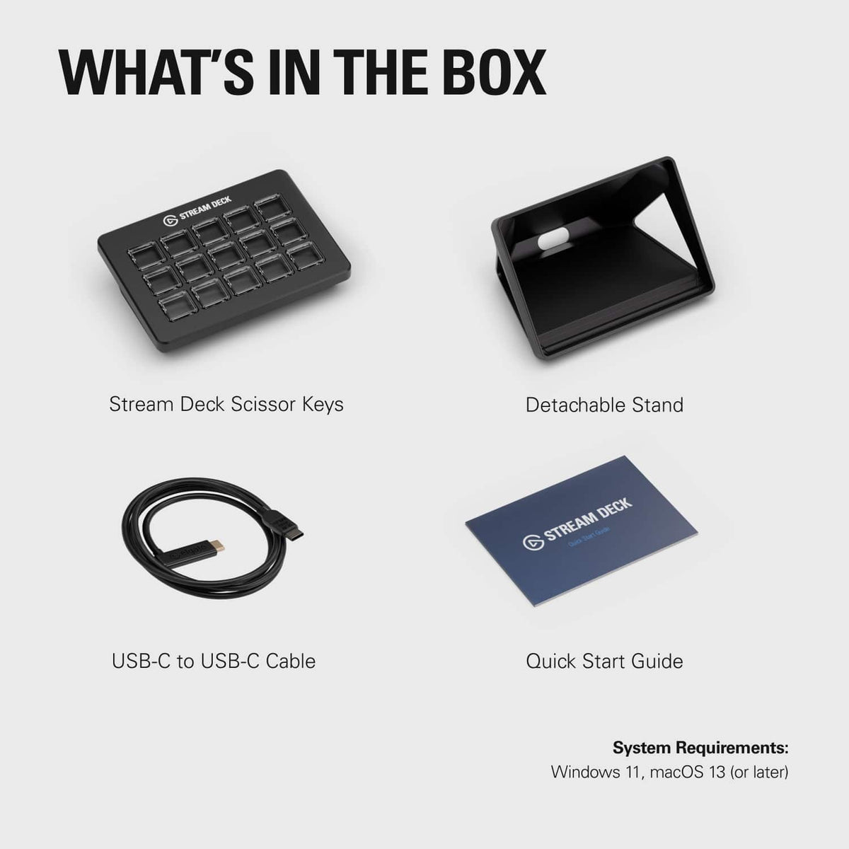Elgato - Stream Deck Scissor Keys - Black