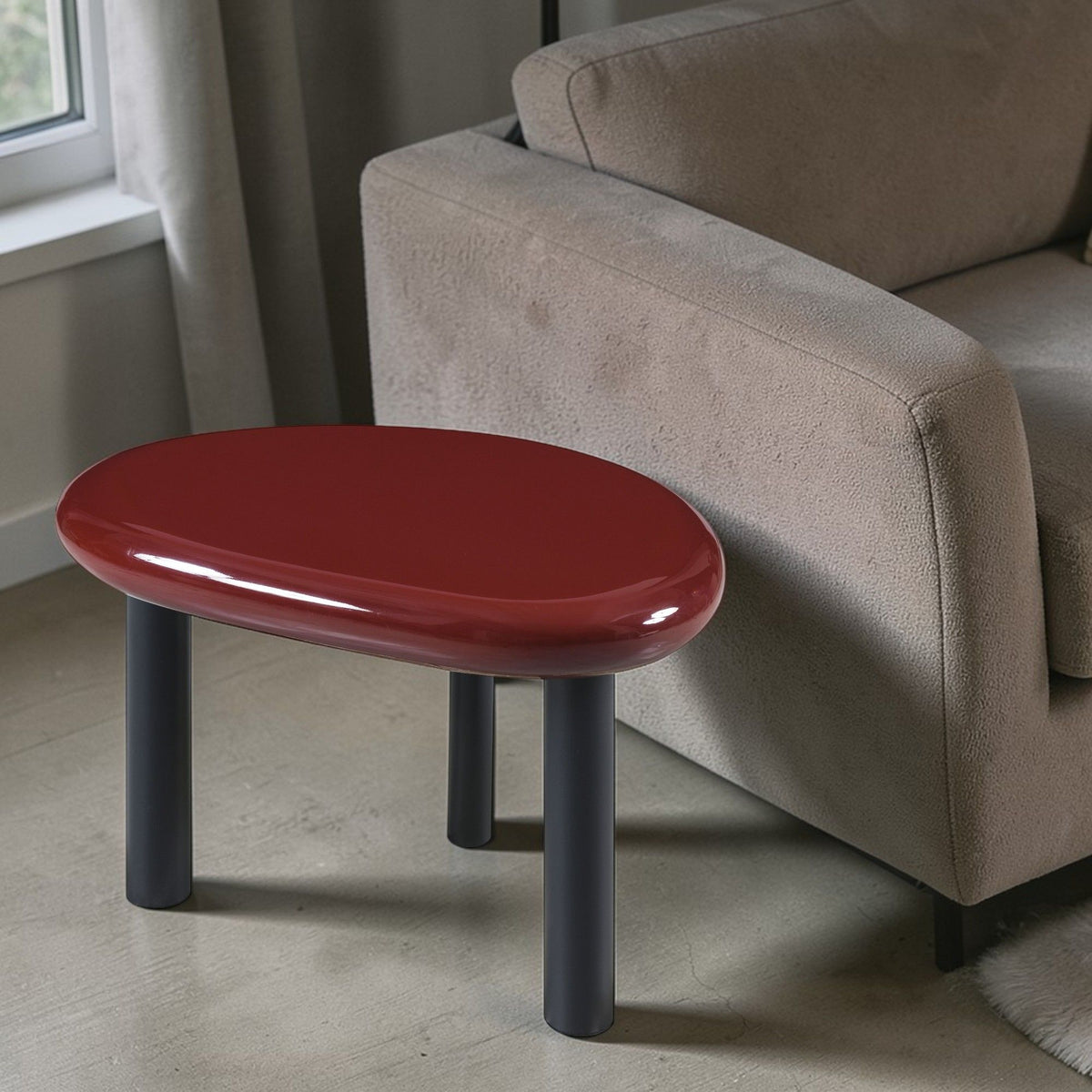 Eddie - End Table - Red