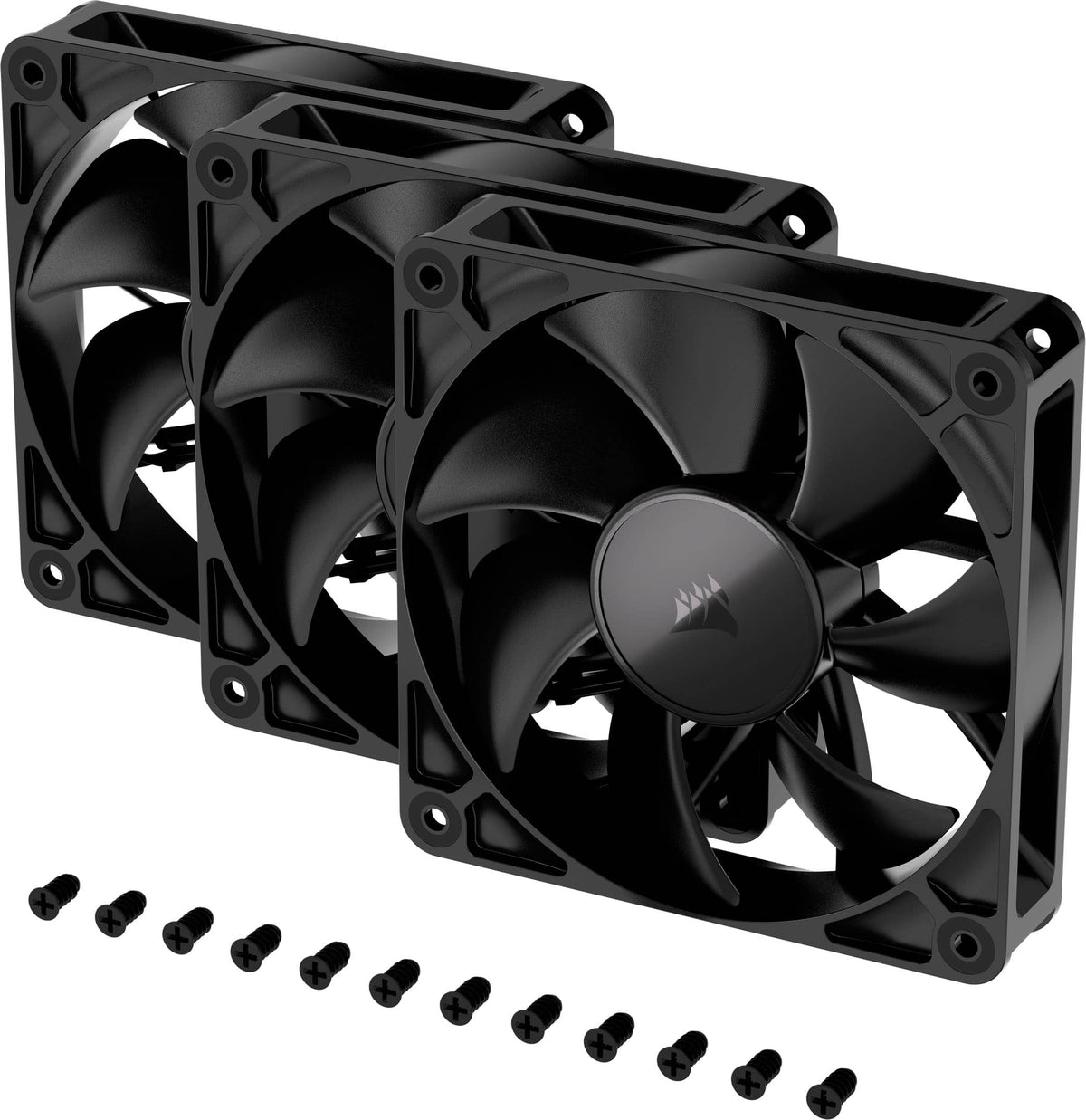 CORSAIR - RS120 120mm PWM Computer Case Fan Expansion Fan - Black