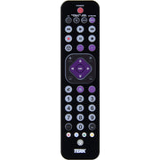 TERK - Rechargeable 4-Device Backlit Universal Remote - Black