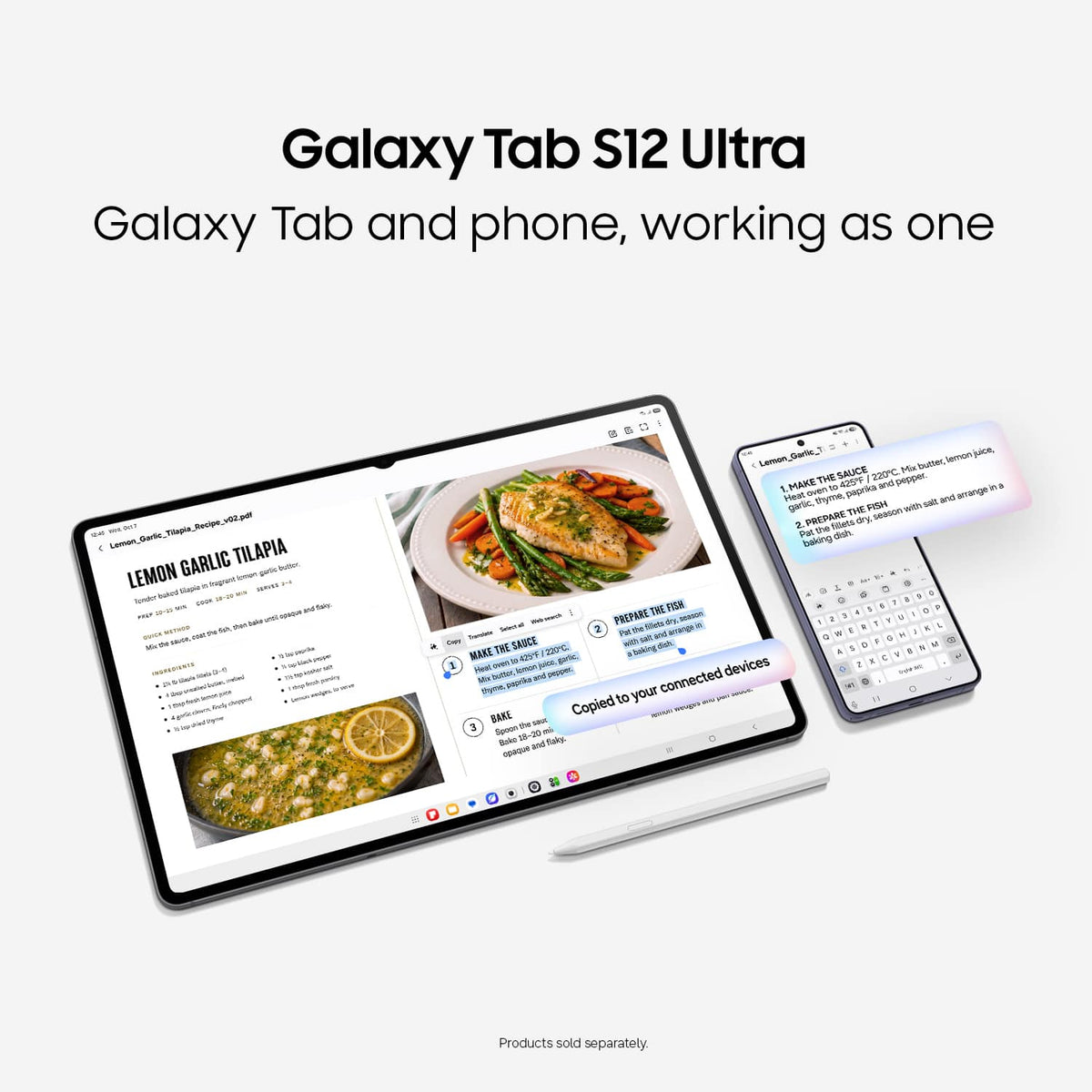 Samsung - Galaxy Tab S12 Ultra - 14.6" 1TB - Wi-Fi 7 - with S-Pen - Silver