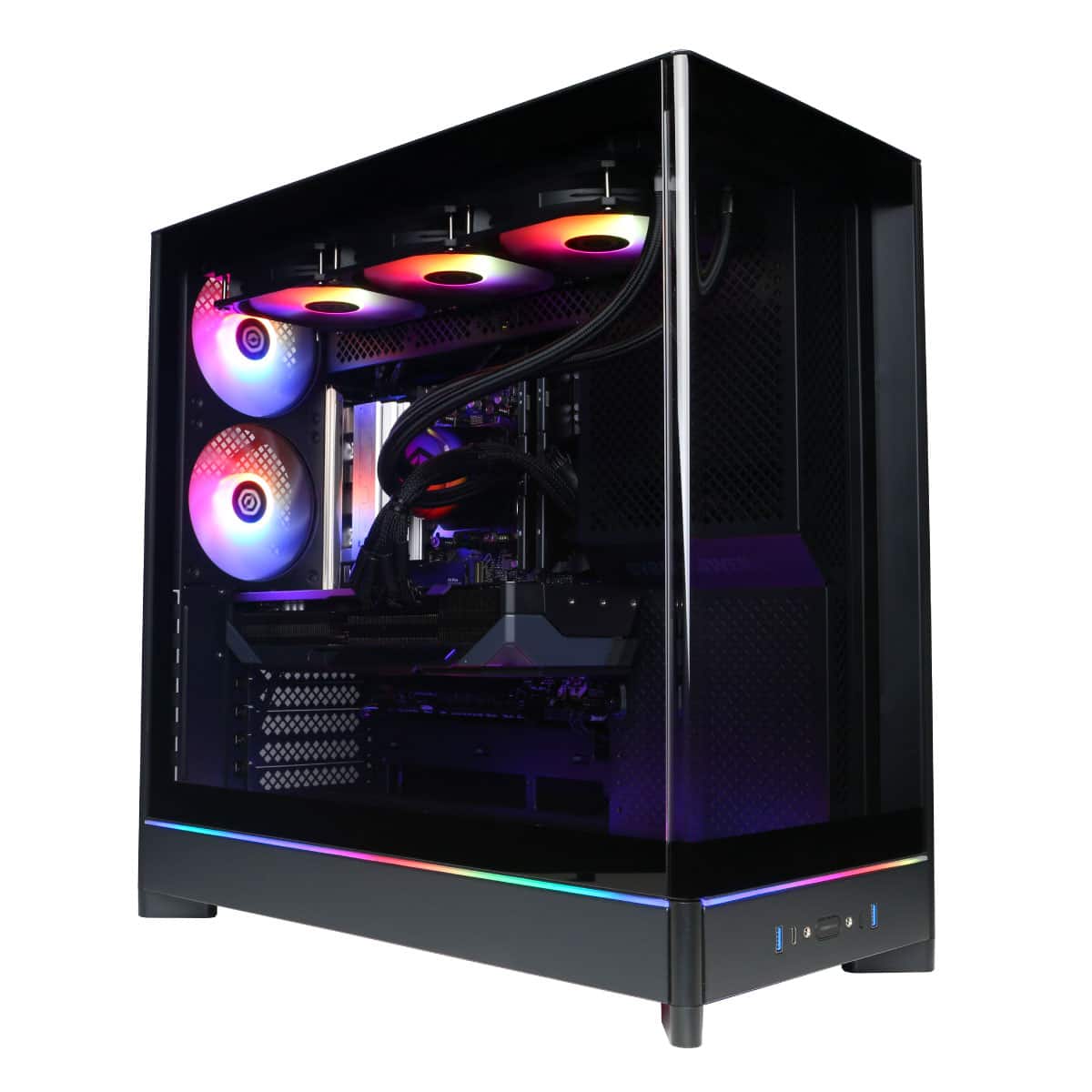CyberPowerPC - Gaming Desktop - AMD Ryzen 7 9800X3D - AMD Radeon RX 9070 16GB - 32GB DDR5 - 1TB PCIe 4.0 SSD Storage - Black