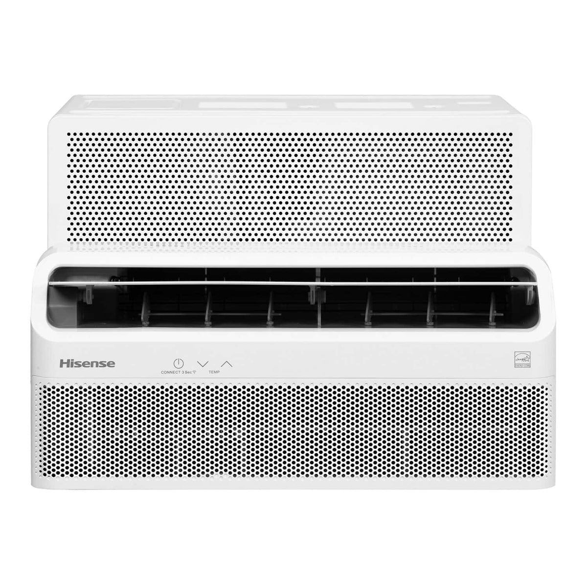 Hisense - 12,000 BTU UltraSlim Window Air Conditioner with Inverter Technology & Easy Installation Bracket 550 Sq. Ft. with Remote - White