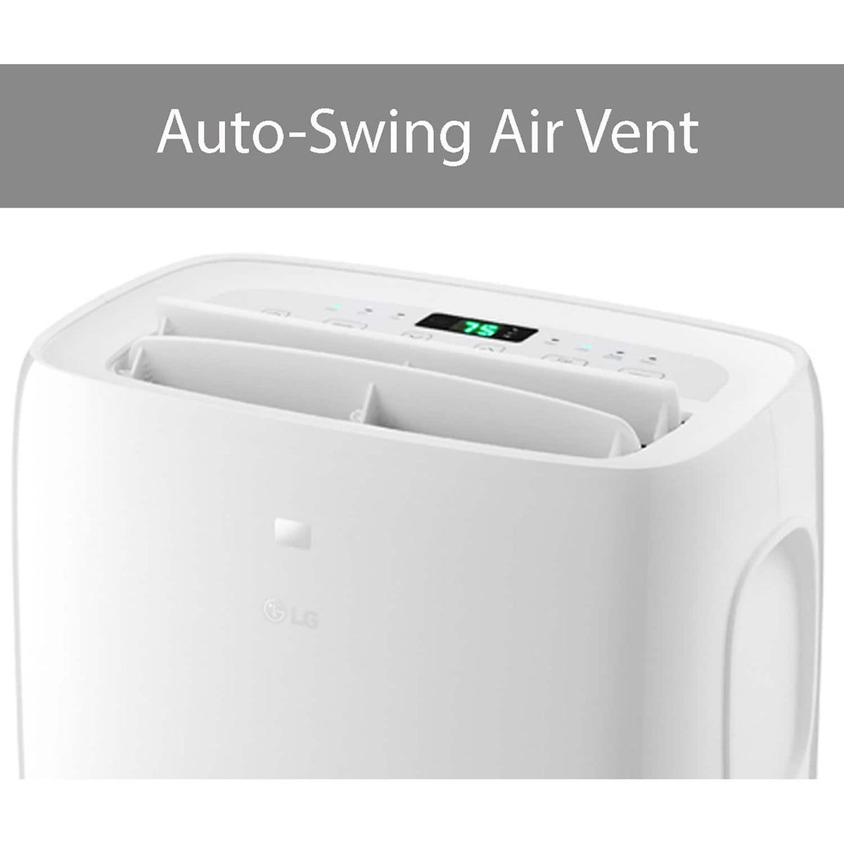 LG - 250 Sq. Ft. 6,000 BTU DOE Portable Air Conditioner - White