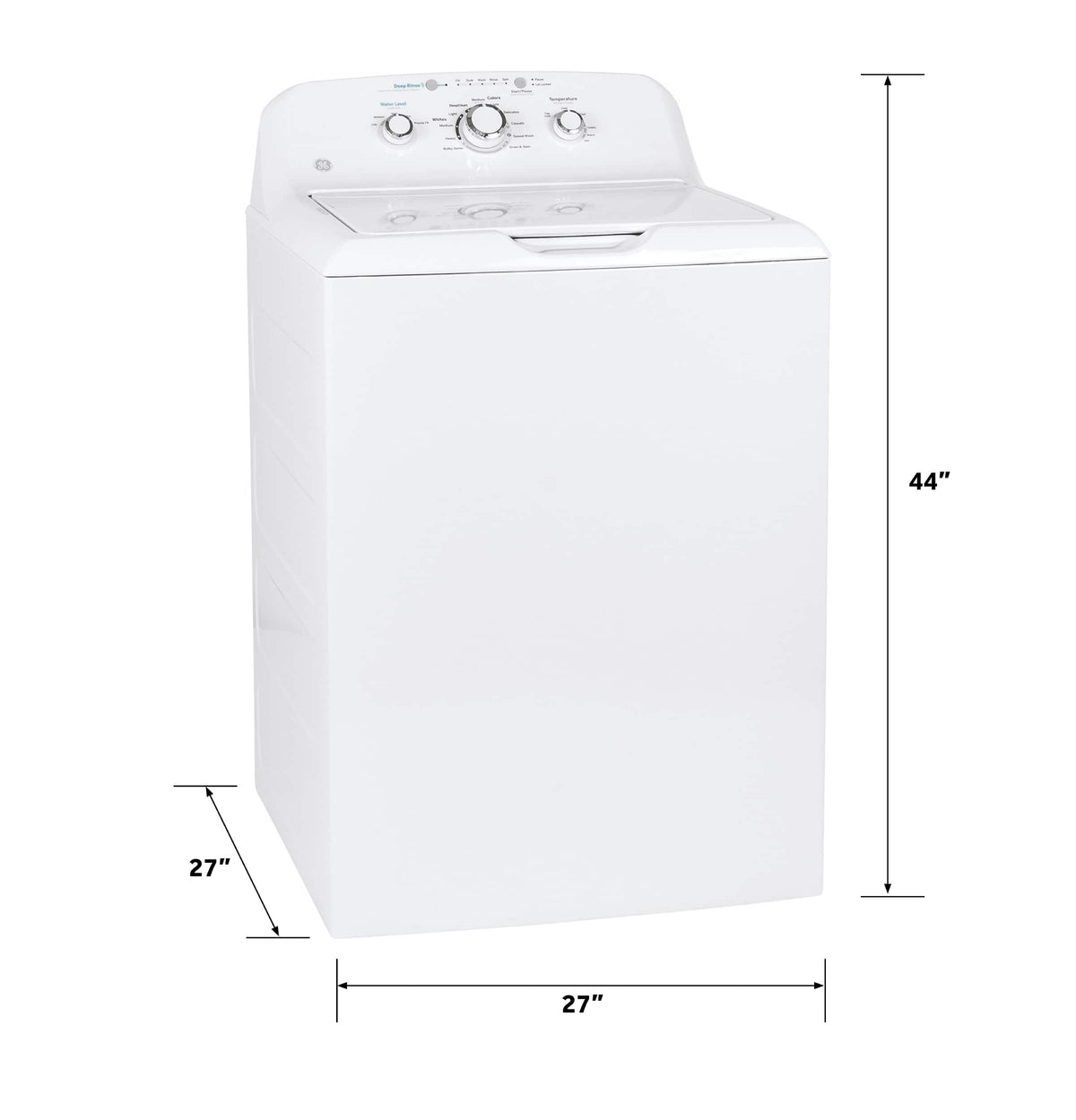 GE - 4.0 Cu. Ft. High-Efficiency Top Load Washer with Water Level Control - White