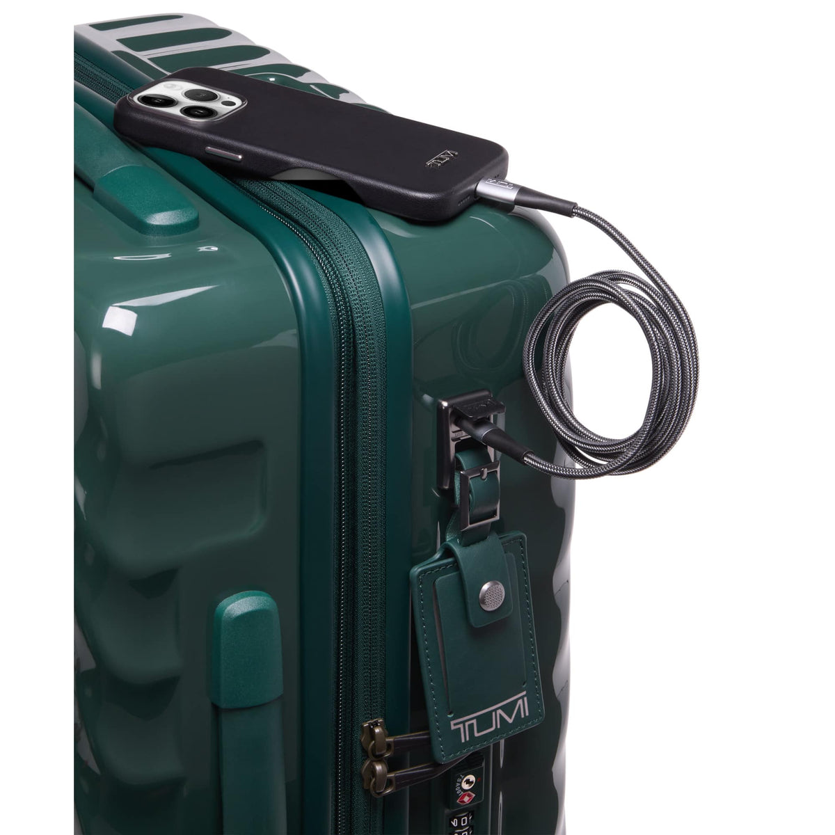 TUMI - 19 Degree International Expandable 4-Wheel Carry-On Spinner Suitcase - Deep Pine